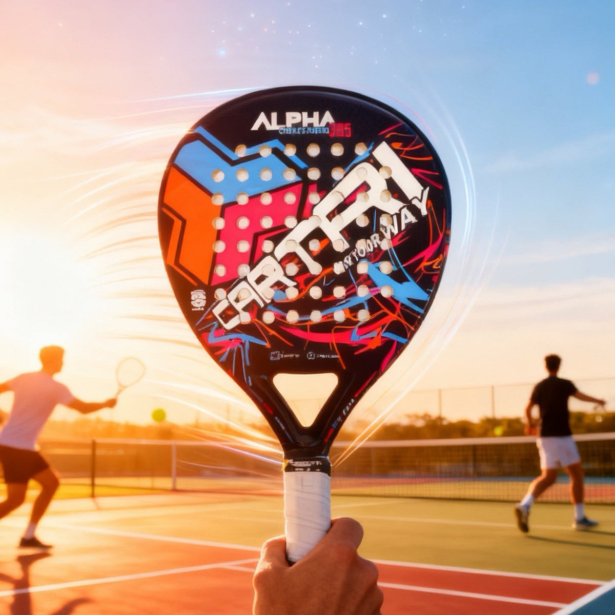 Cartri Alpha Centauri Padel-Schläger – Schwarz