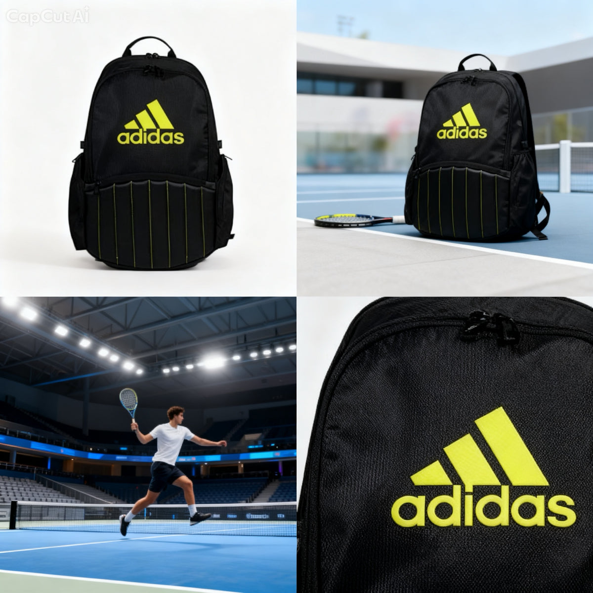 Adidas Protour Padel-Tasche – Schwarz